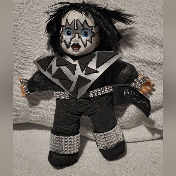 One of a Kind Handmade Ace Frehley Kiss Baby Doll - Picture 2 of 13